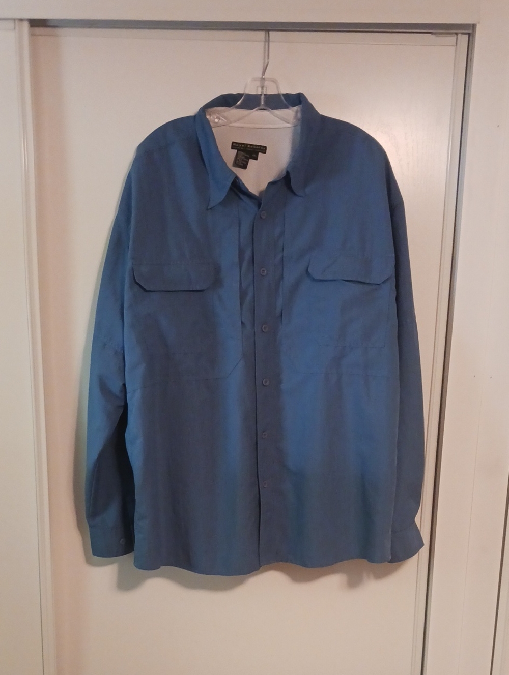 Royal Robbins Men's Blue Button-Front Shirt